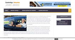 Desktop Screenshot of cambridgeintensivedriving.co.uk